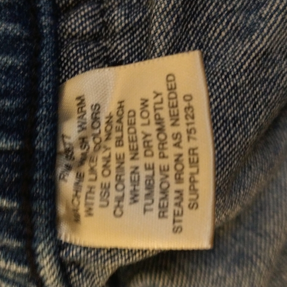 St John's bay men blue jean shorts - Picture 7 of 8